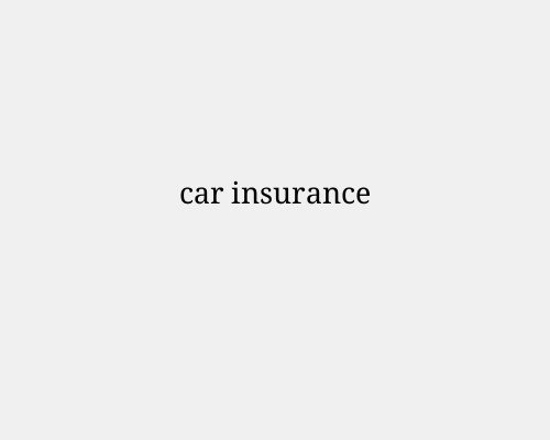 car insurance